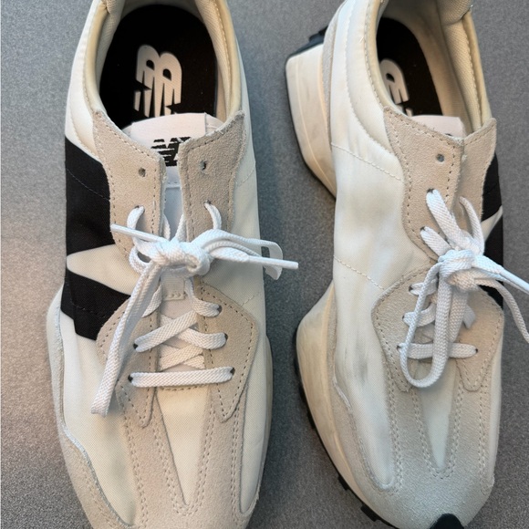 New Balance White and Black Sneakers - Picture 3 of 5